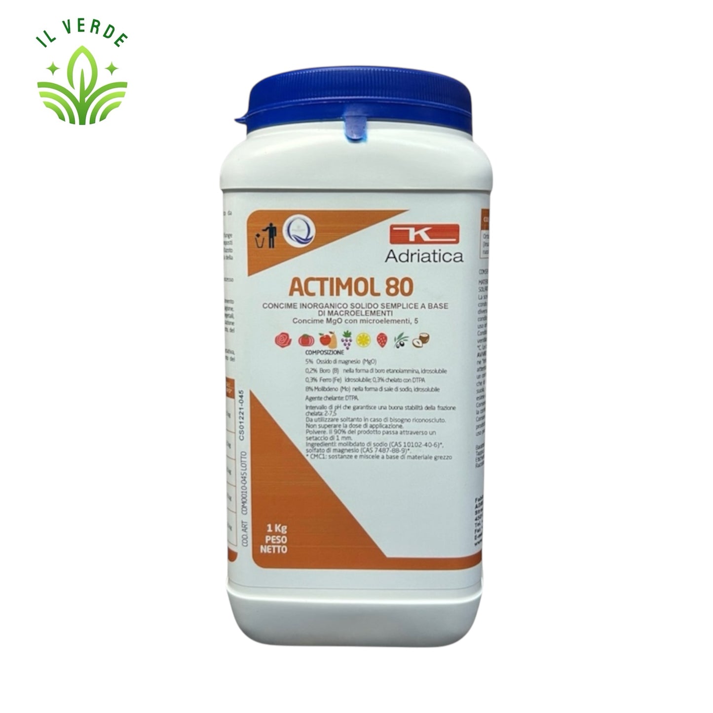 ACTIMOL 80 CONCIME CON MICROELEMENTI A BASE DI BORO FERRO DPTA MOLIBDENO