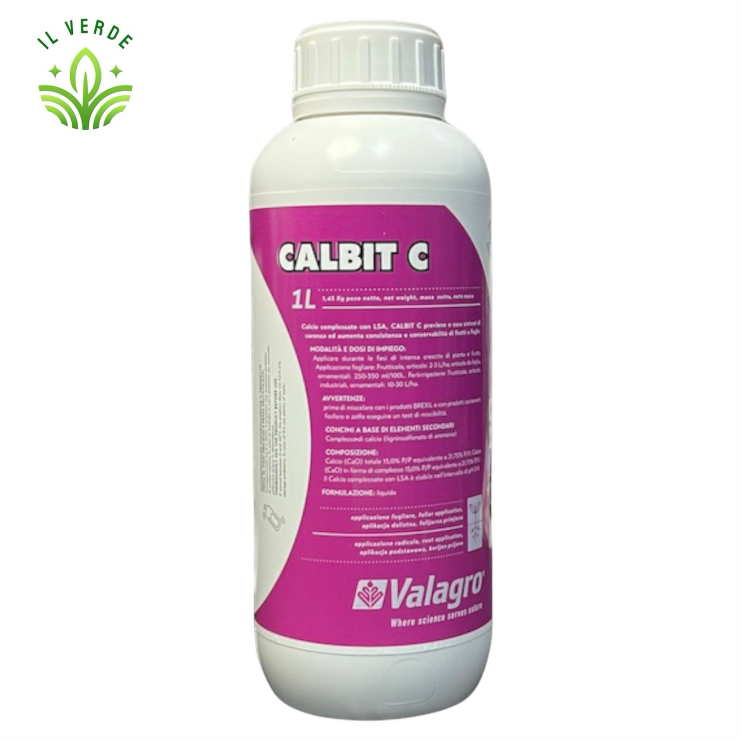 Calbit C fertilizzante a base di Calcio complessato con LSA Valagro