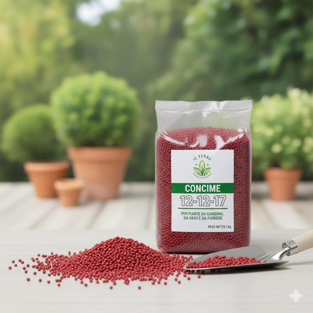 Concime per piantine 12-12-17 gerani rose siepi