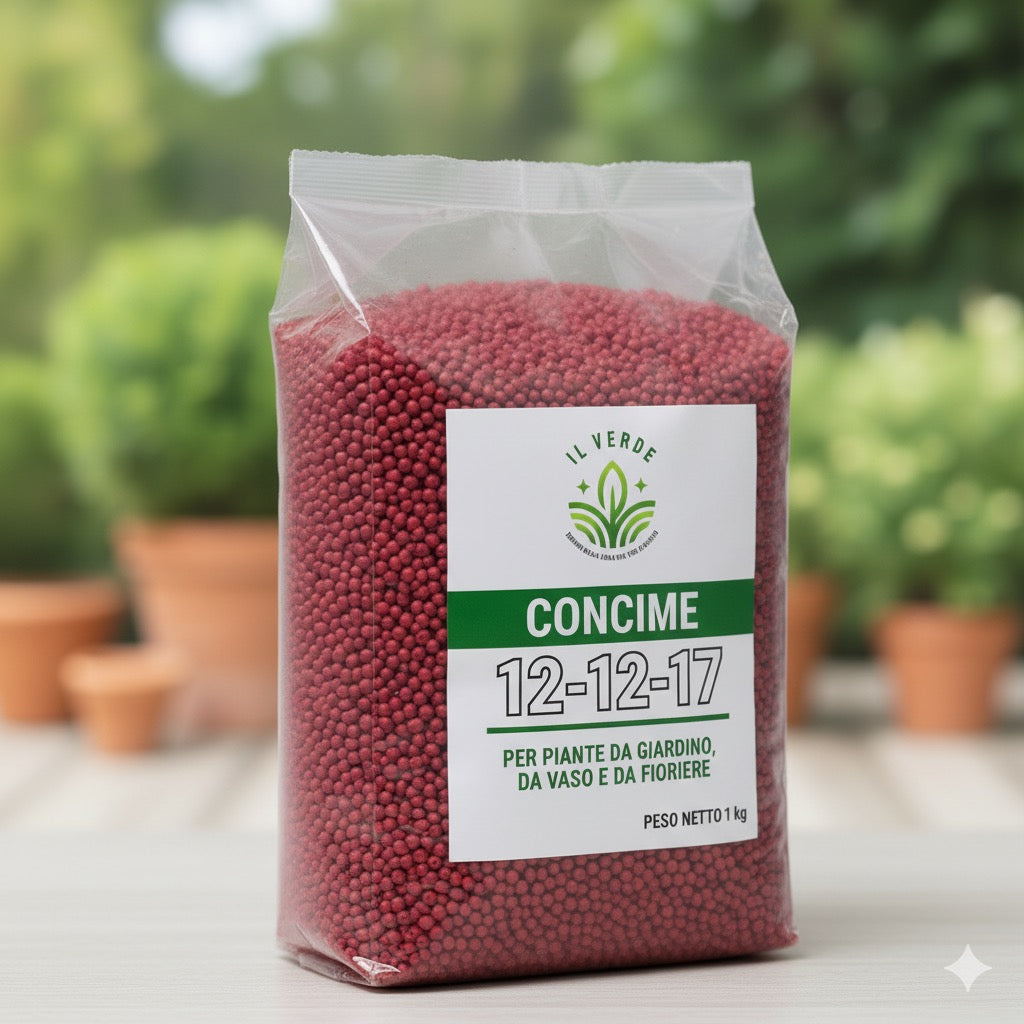 Concime per piantine 12-12-17 gerani rose siepi