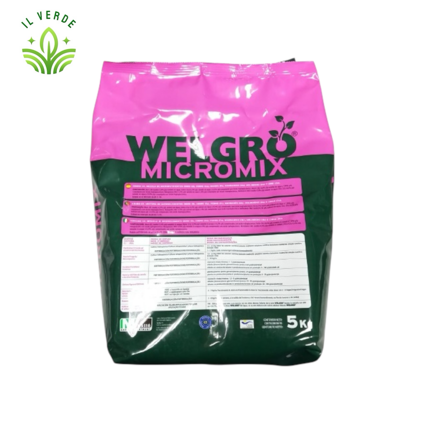 WELGRO MICROMIX concime idrosolubile contenente un mix bilanciato di microelementi
